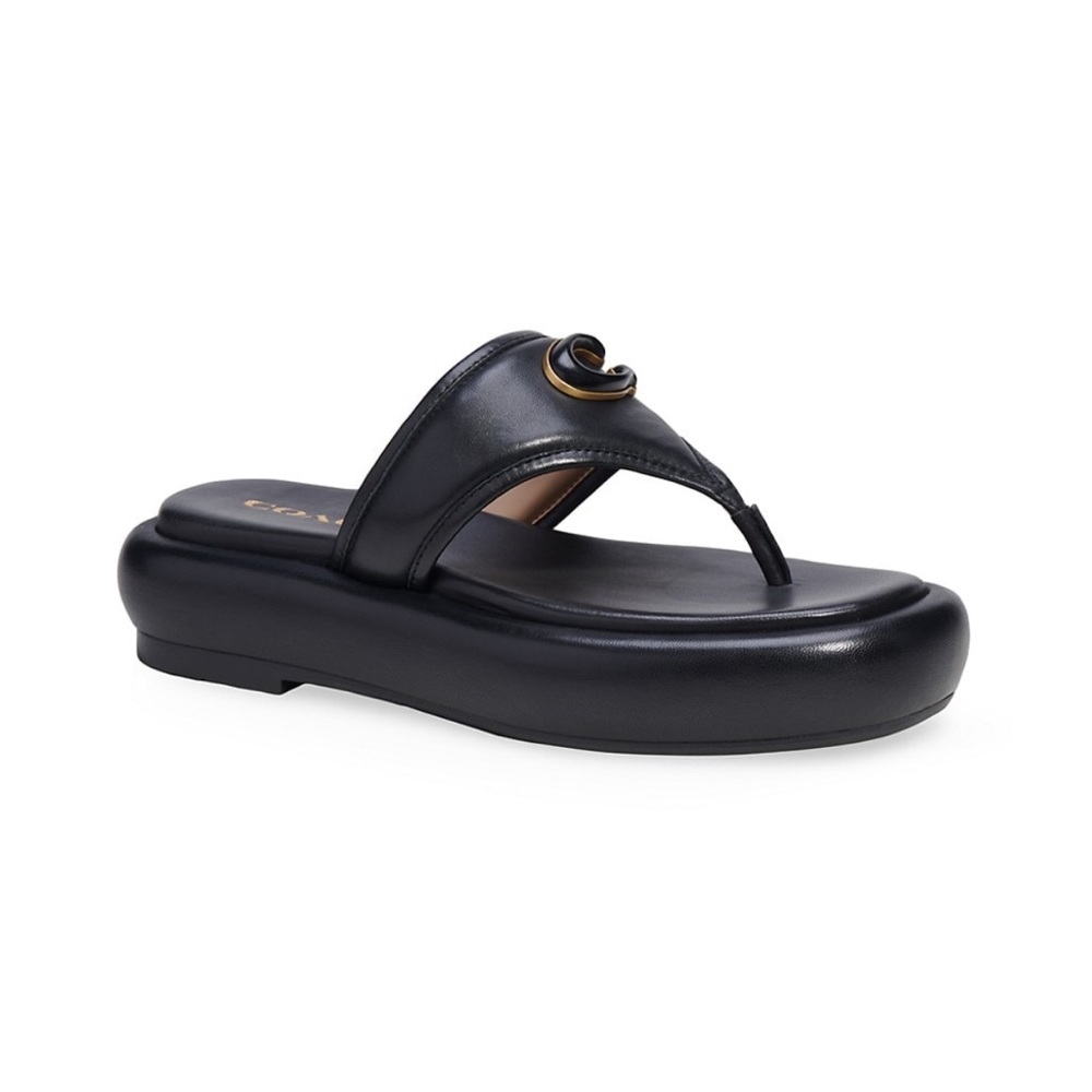 Women's Coach Sylvie Bubble Flatform Thong Sandals / Flip flops
